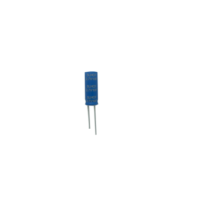 Supercondensateur de longue durée de vie 10F Capacité nominale Voltage de surtension jusqu'à 2,7 V