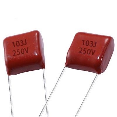 154J 100V a métallisé la haute température de guérison d'individu de condensateur de film de polyester