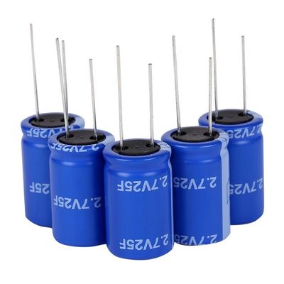 Le supercapacitor 1000F de l'usage universel 2,7 V 25F prélèvent disponible