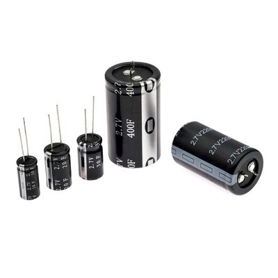 1F~400F 2.7V Supercapacitor à hautes températures Ultracapacitor cylindrique