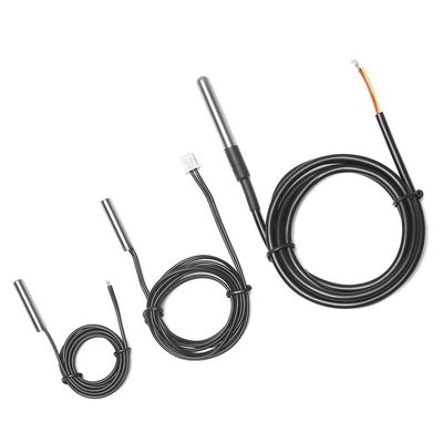 Sonde imperméable de capteur de température de la longueur DS18B20 10K 1% B3950 Digital d'OEM