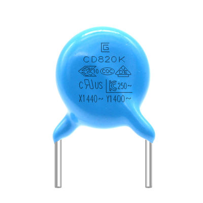 petite taille de condensateur de sécurité de 820K 400VAC Y1 pour l'usage universel