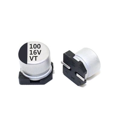 capacité très grande électrolytique en aluminium de condensateur de 100uf 16v par volume unitaire