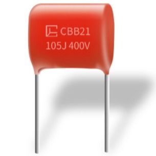 La bonne résistance d'humidité a métallisé les condensateurs CBB21 105J 400V P15MM de polypropylène