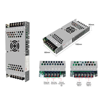 SMPS Commutation Écran LED alimentation 12v 300w conducteur à tension constante LED ultra mince 5v