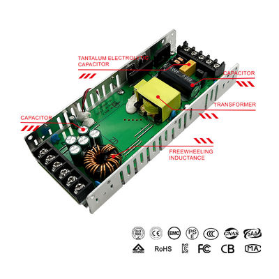 SMPS Commutation Écran LED alimentation 12v 300w conducteur à tension constante LED ultra mince 5v