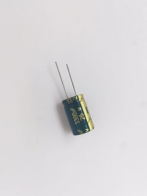 Capacitor électrolytique en aluminium de fréquence 0,1 UF à 10000 UF -40 °C à 105 °C 3000 heures de durée de vie