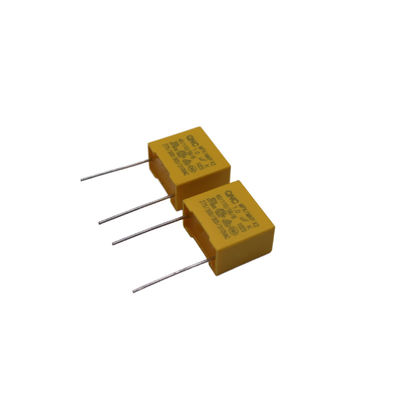 1600 VAC Résistance diélectrique X2 Condensateur de sécurité Voltage de surtension nominale 2,5x Pour les fréquences 50/60Hz