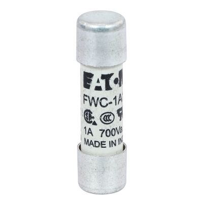 Excellente capacité de cyclisme et de performance Cramic Fuse Eaton Bussmann 10 X 38 mm Ferrule Fuse FWC-1A10F