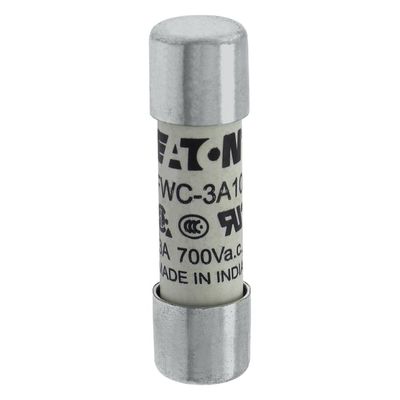 Excellente capacité de cyclisme et de performance Cramic Fuse Eaton Bussmann 10 X 38 mm Ferrule Fuse FWC-3A10F