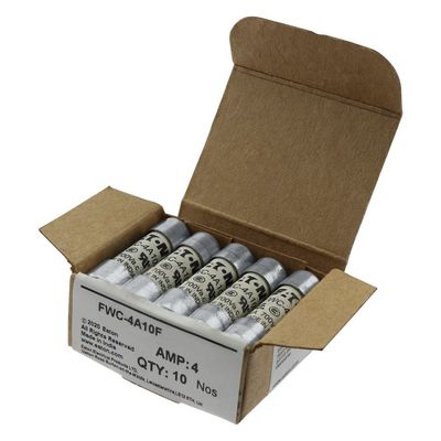 Excellente capacité de cyclisme et de performance Cramic Fuse Eaton Bussmann 10 X 38 mm Ferrule Fuse FWC-4A10F