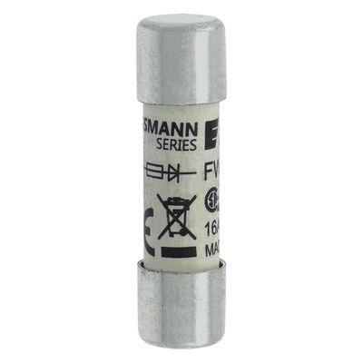 Excellente capacité de cyclisme et de performance Cramic Fuse Eaton Bussmann 10 X 38 mm Ferrule Fuse FWC-16A10F