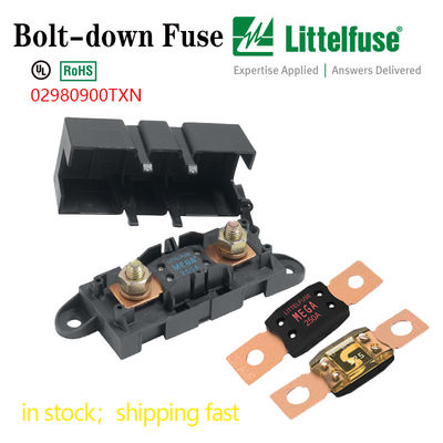 Littelfuse 0298200 Bouton vers le bas auto fusible 200A retard de temps 32V série 298, MEGA