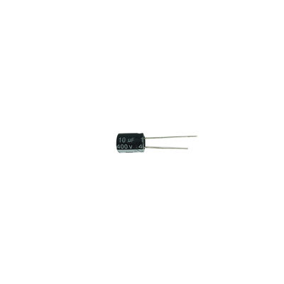 Condensateur électrolytique en aluminium à haute fréquence 10uf 400v pour une efficacité constante